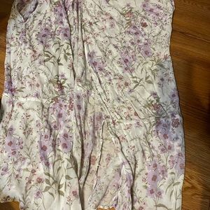 Floral kimono with strings